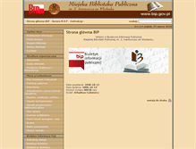 Tablet Screenshot of bip.biblioteka.wloclawek.pl