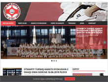Tablet Screenshot of karate.wloclawek.pl